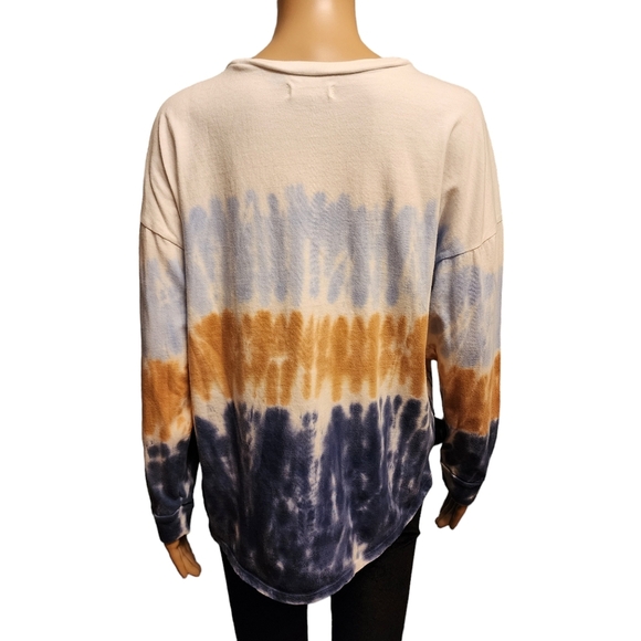 Madewell Delancy Dip Tie-Dye Long Sleeve Shirt Size M - Picture 6 of 11